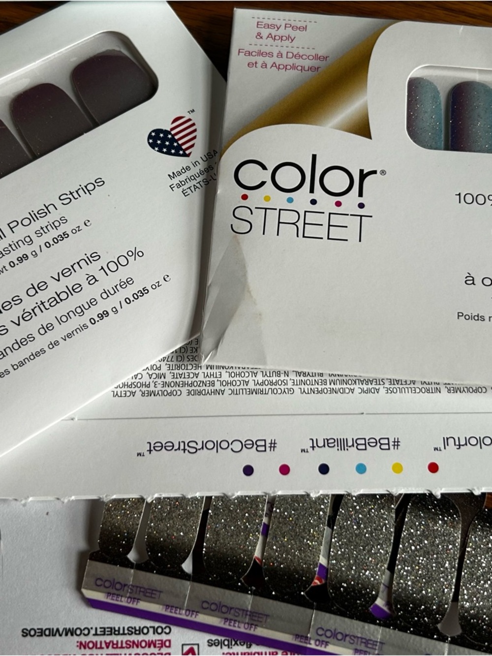 Color Street Glitter Nail Strips